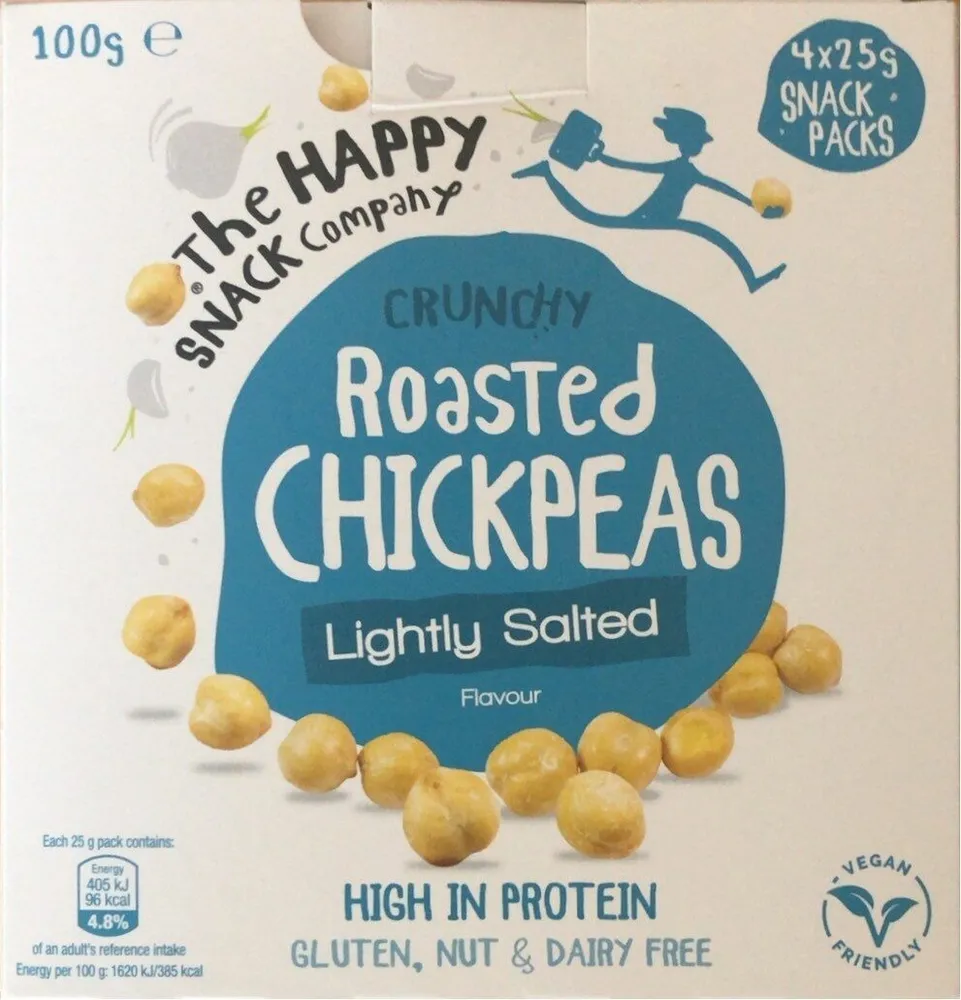 Roasted chickpeas lightly salted
