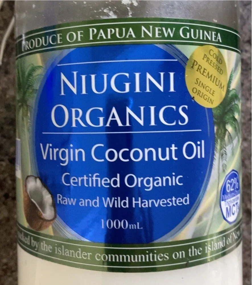 Organic Coconut Oil - Niugini Organics Raw Coconut Oil