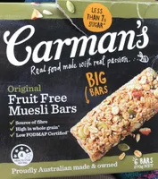 Fruit Free Muesli Bars