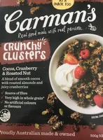 Crunchy clusters Cocoa, crambery & roasdted nut