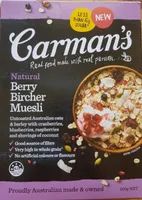 Berry bircher muesli