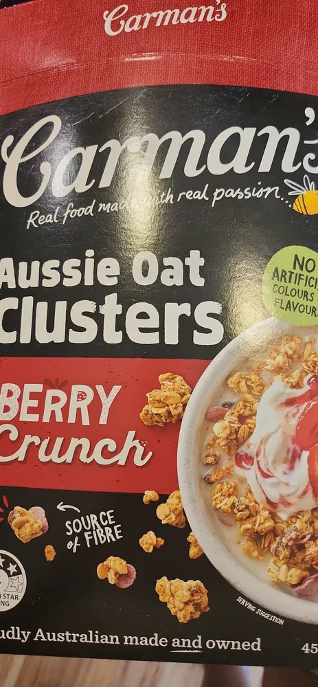 Aussie Oat Clusters Berry Crunch