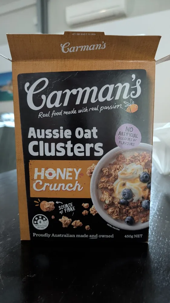 Aussie Oat Clusters Honey Crunch