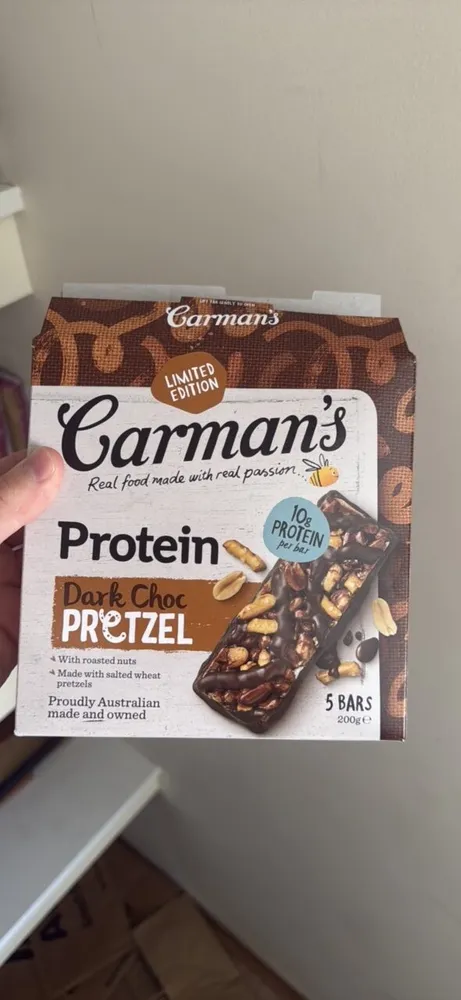 Protein Dark Choc Pretzel