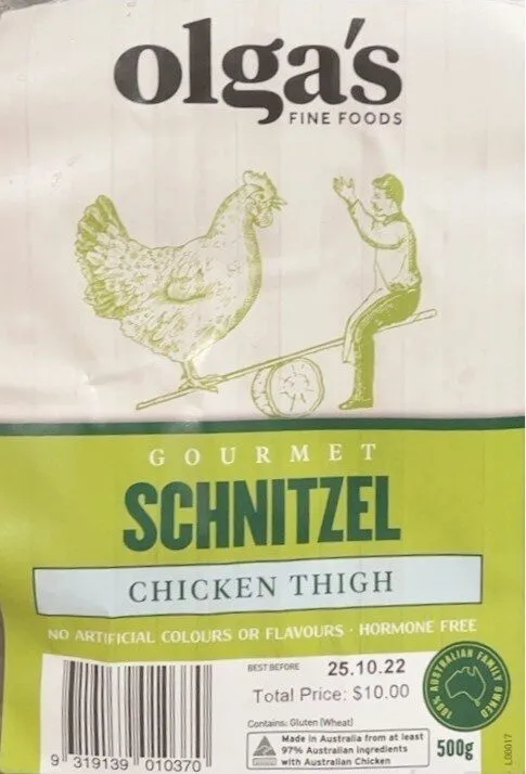 Gourmet Schnitzel Chicken Thigh
