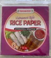 Vietnamese style rice paper springroll wrapper