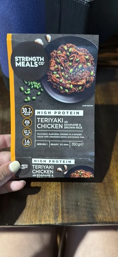 TERIYAKI with EDAMAME & BROWN RICE