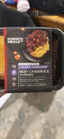 BEEF CASSEROLE & MASH