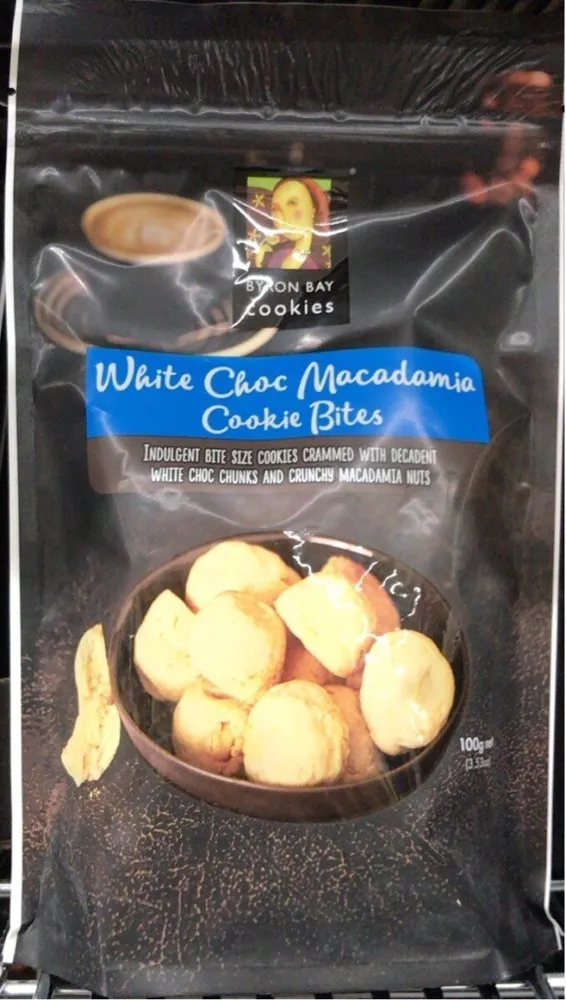 White Choc Macadamia Cookie Bites