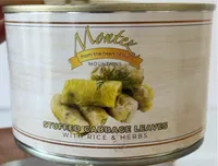 Stuffed cabbage leaves with rice and herbs