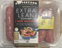 Extra Lean 7 Beef Sausages
