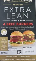 Extra Lean Beef Burgers