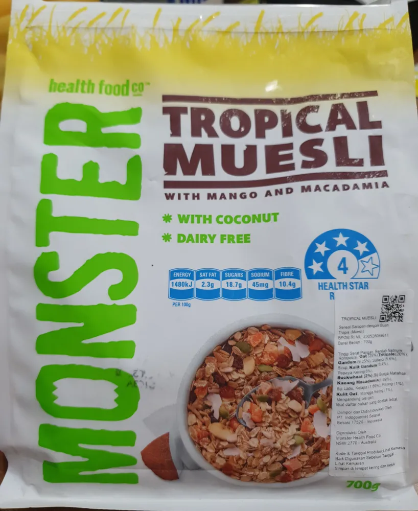 Monster Tropical Muesli