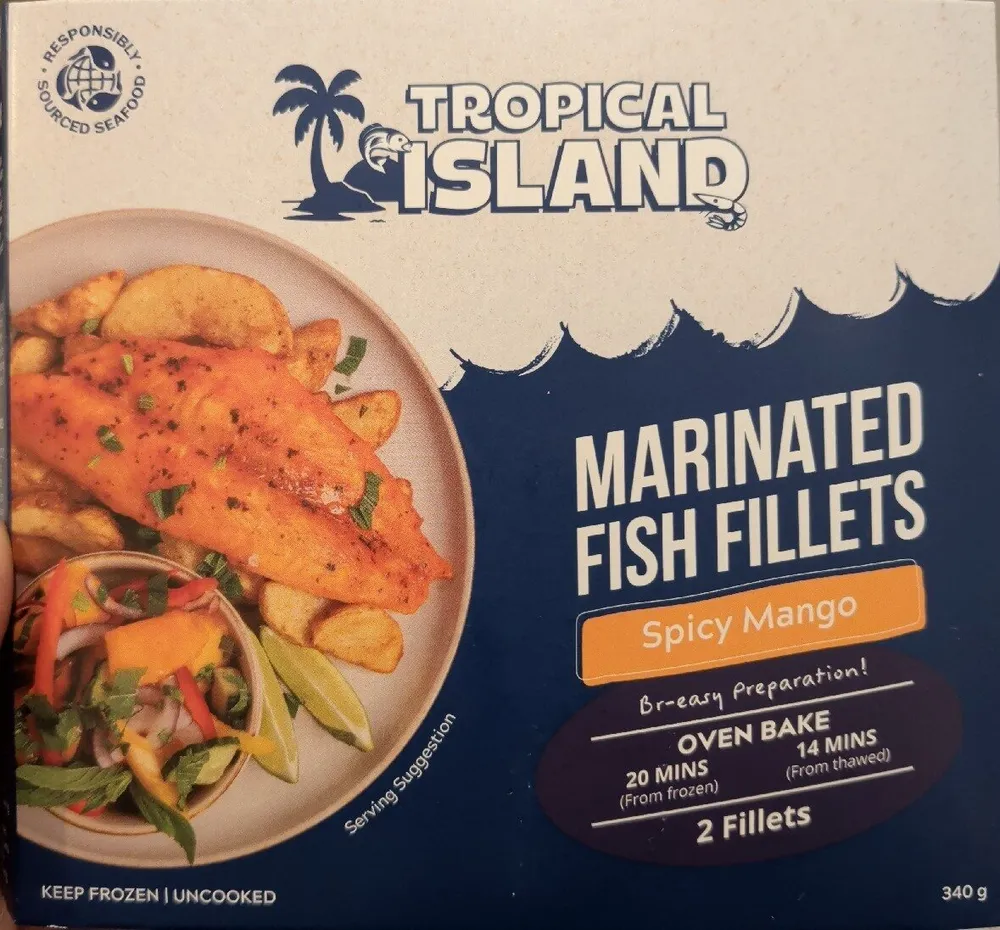 Spicy Mango Marinated Fish Fillets