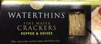 Fine Wafer Crackers Pepper & Chives