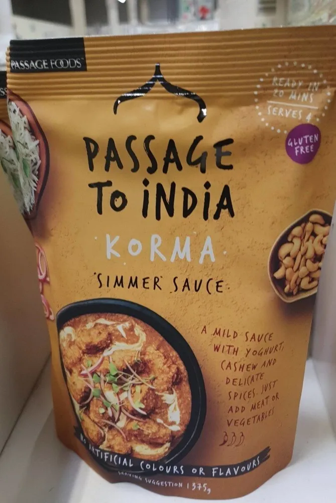 Passage Toindia Korma sauce simmer