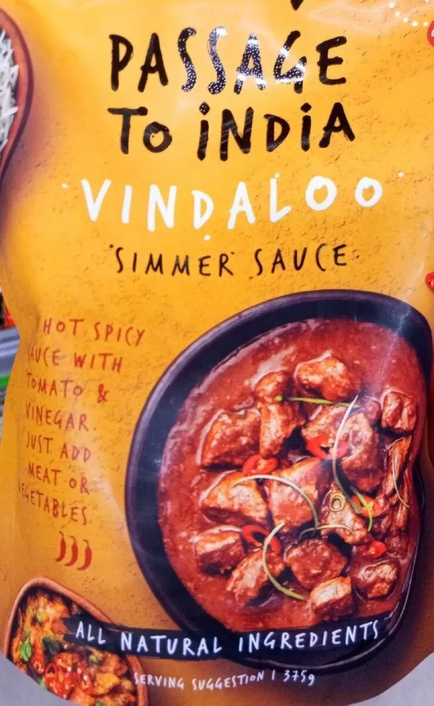 Vindaloo simmer sauce