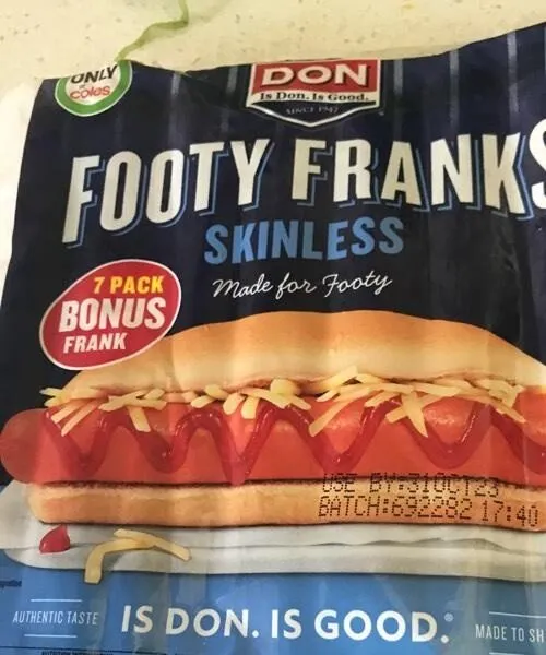 Footy Franks Skinless