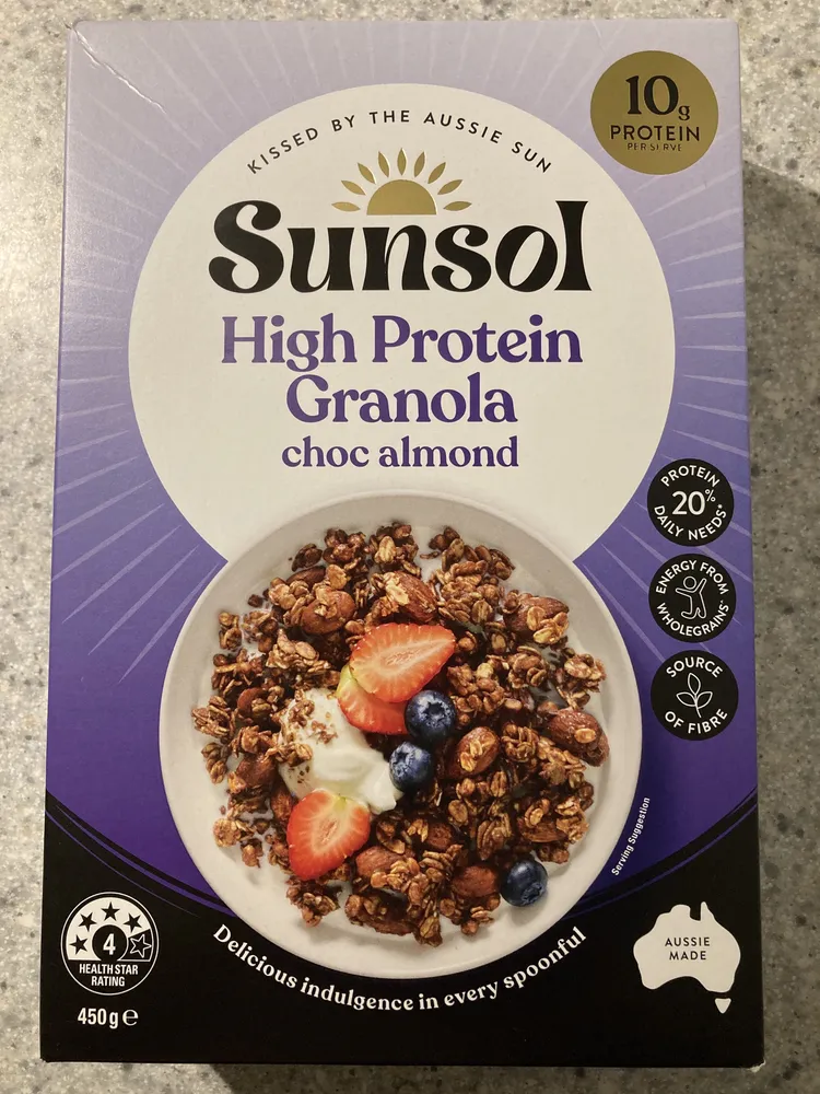 High Protein Granola choc almond
