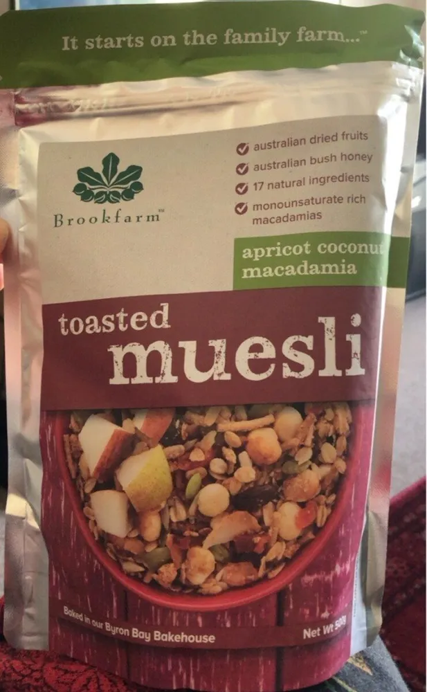 Apricot Coconut Macadamia Toasted Muesli