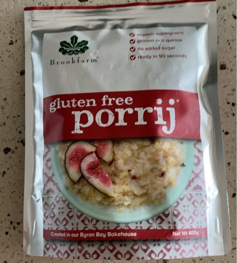gluten free porridge macadamia almond