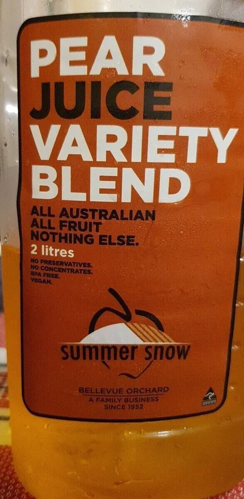 PEAR JUICE VARIETY BLEND