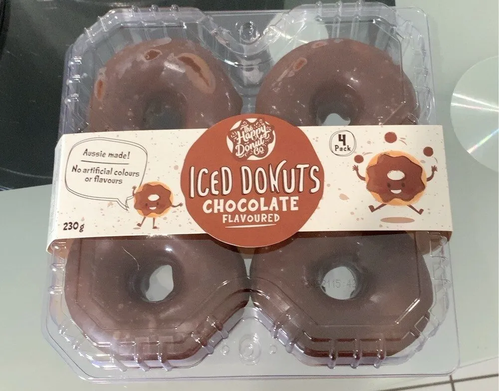 Iced Donuts Chocolate Flavoured