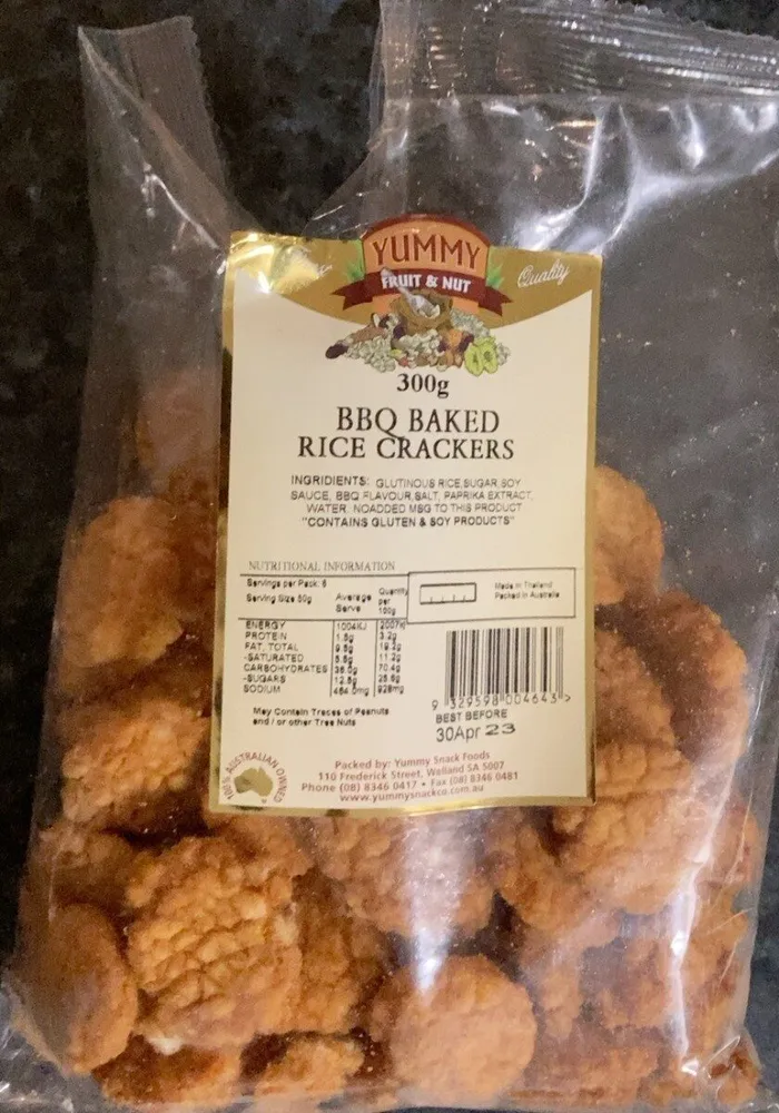 BBQ RICE CRACKERS