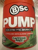 Pump Non Stim Pre-workout