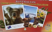 Australian premium dark chocolate macadamia koala shapes