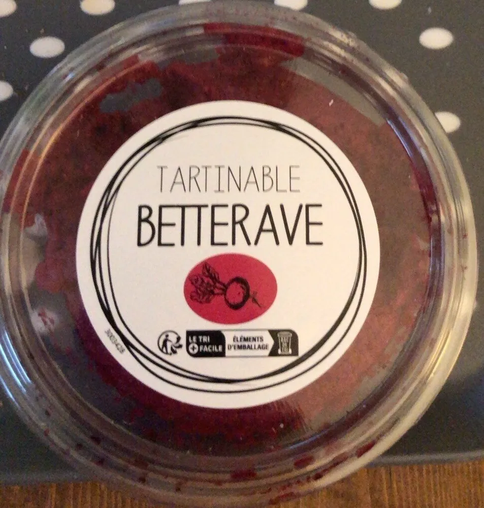 TARTINABLE BETTERAVE