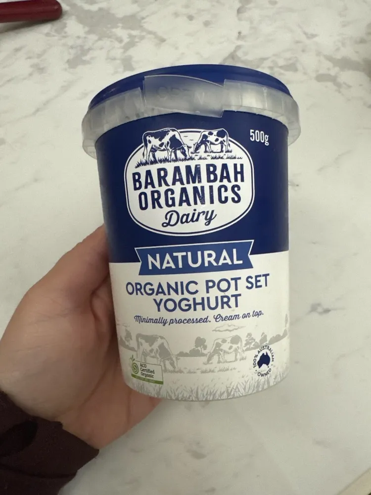 All natural full fat yoghurt