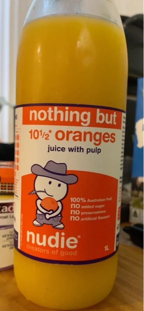 Nudie Orange W / Pulp 1L