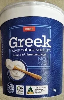 Natural yoghurt