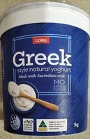 Natural yoghurt