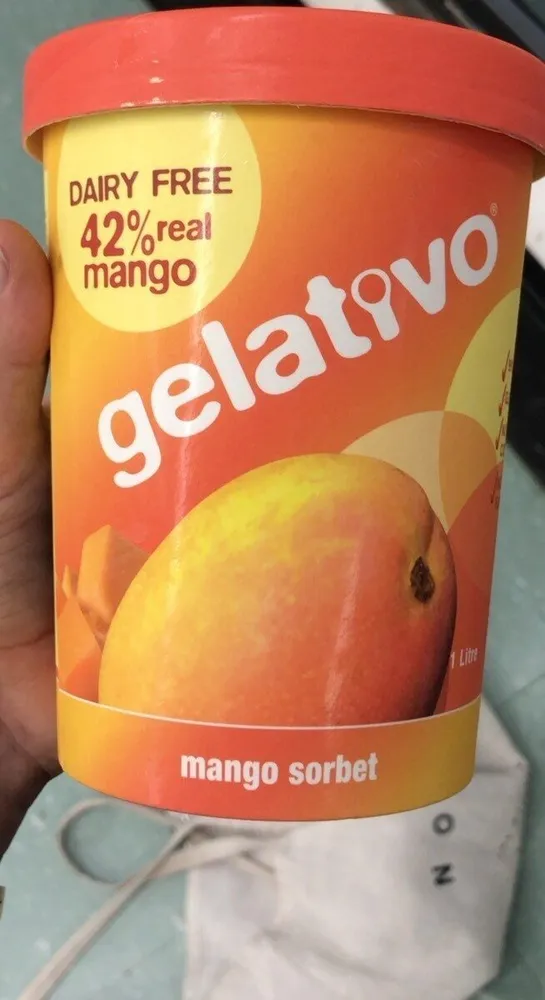 mango sorbet