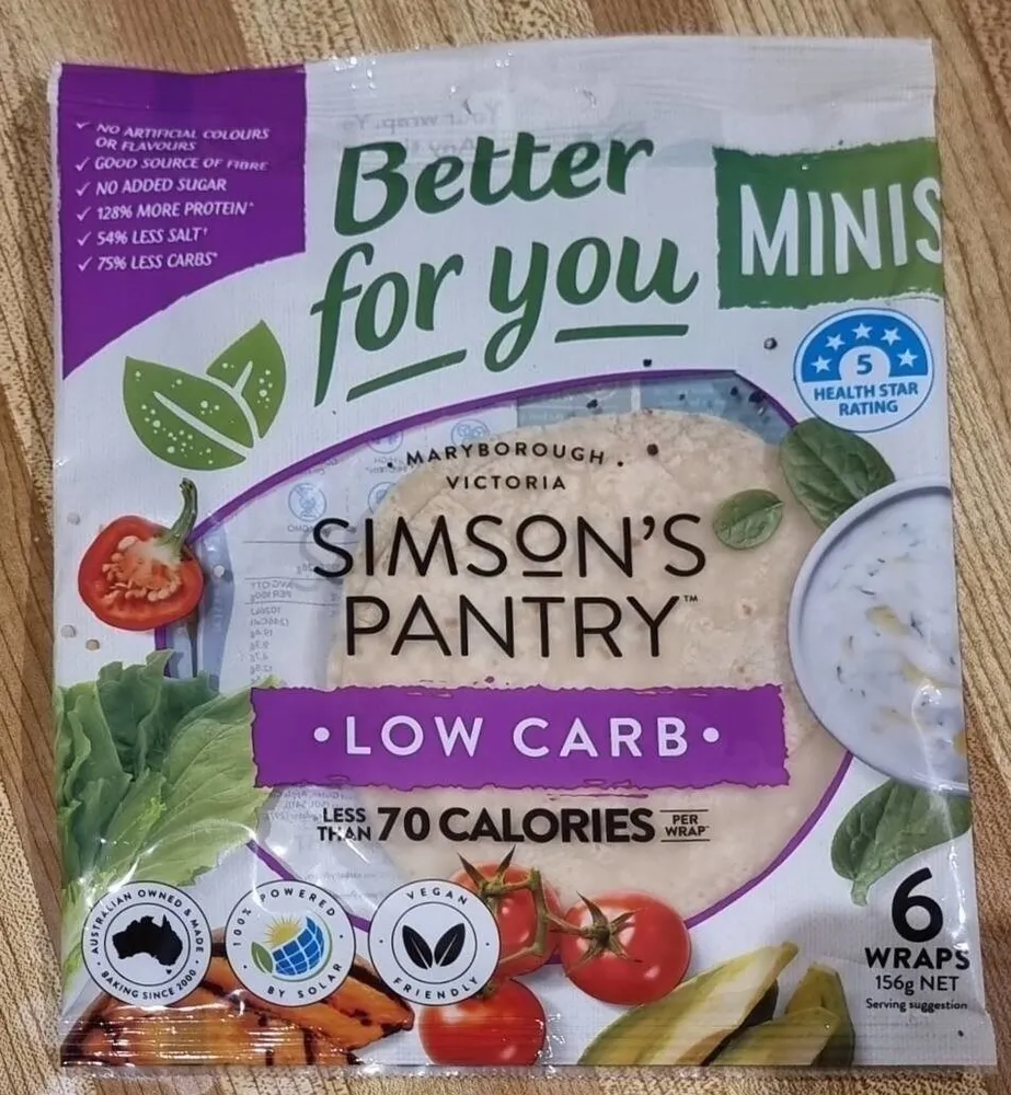 High Protein Low Carb White Wraps