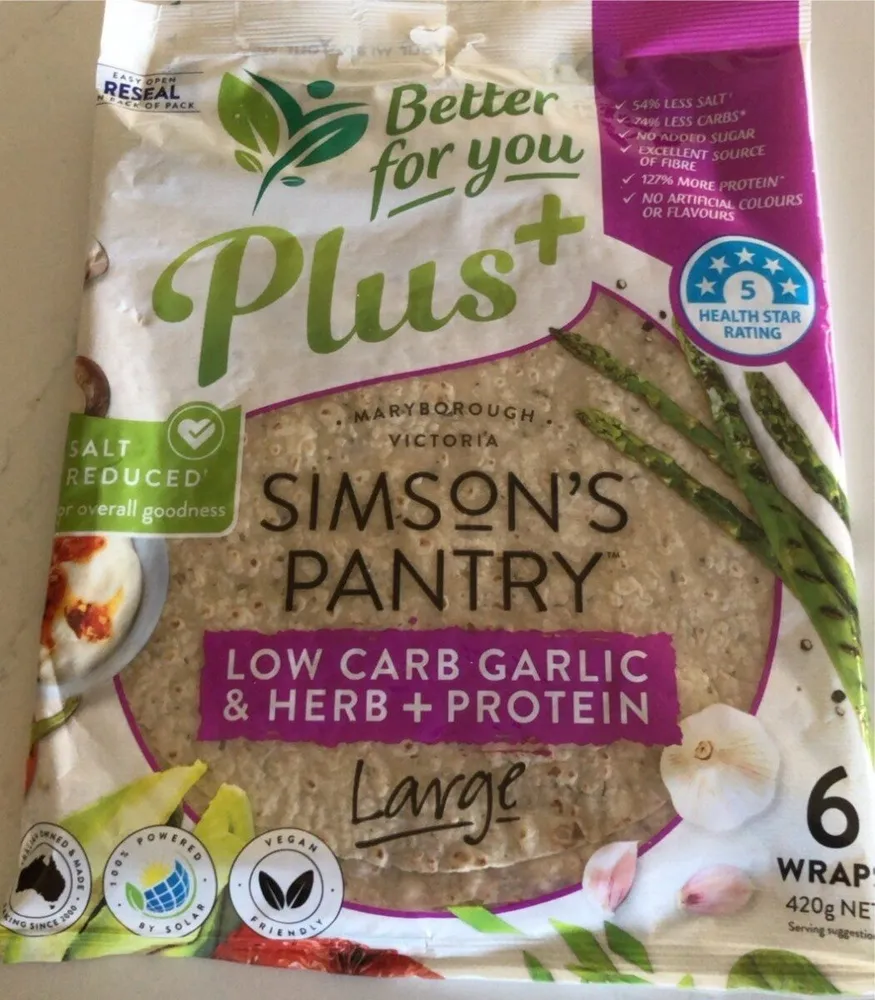 High Protein Low Carb Garlic & Herb