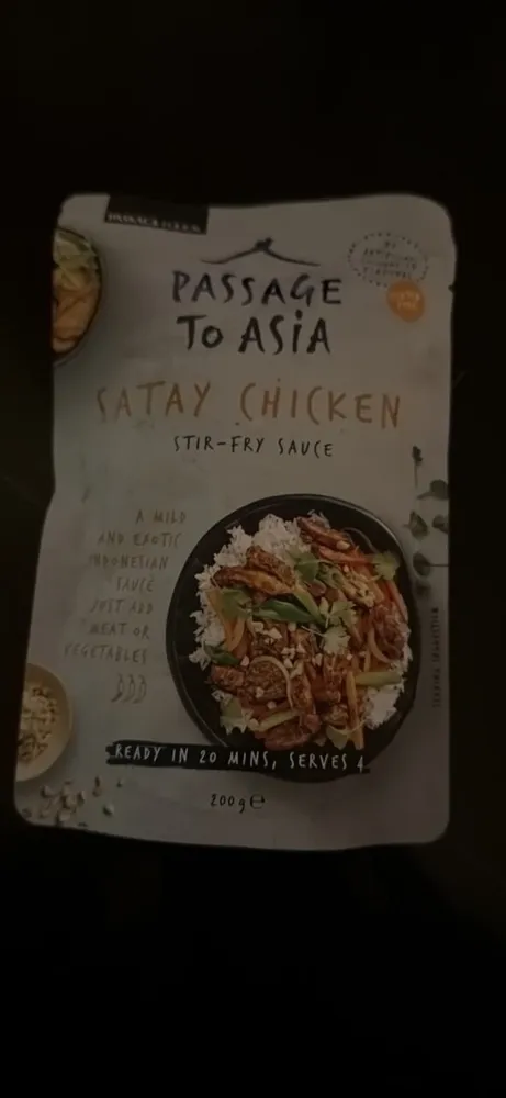 Satay Chicken Stir-Fry Sauce