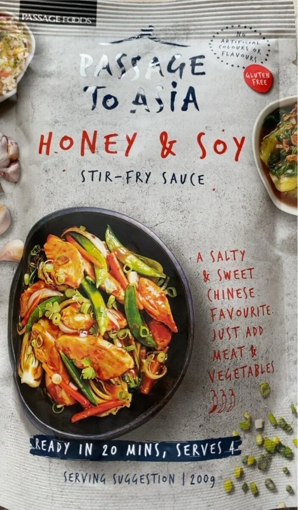Honey and soy stir-fry sauce