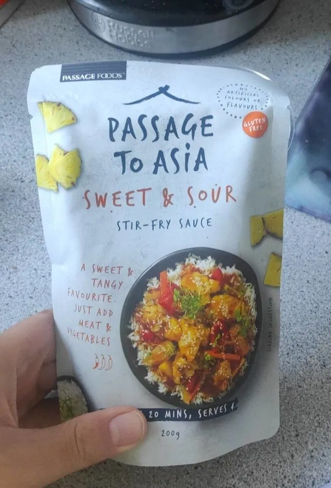 Sweet and sour stir fry sauce