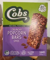 Crunchy Popcorn Bars Choc