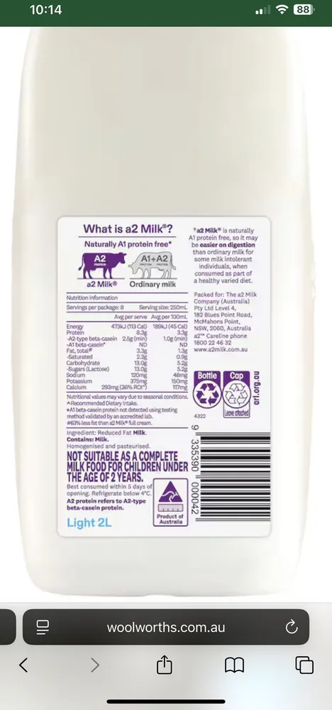 Light Milk