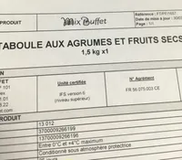 Taboule aux agrumes et fruits secs