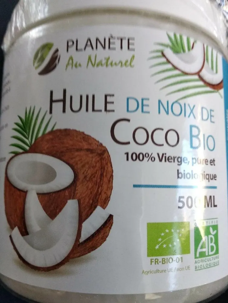 Huile de noix de coco Bio 100% vierge