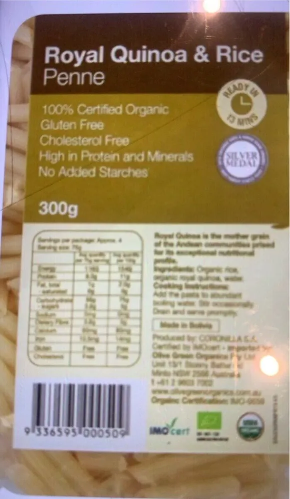 Royal Quinoa & Rice Penne