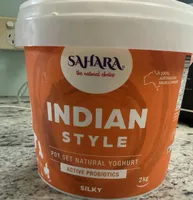 Indian style natural yoghurt