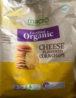 Cheese flavored corn chips
