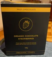 Organic chocolate stawberries