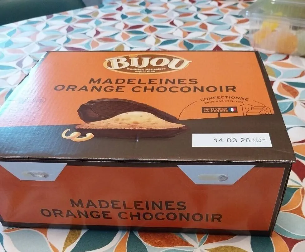 Madeleine orange choconoir